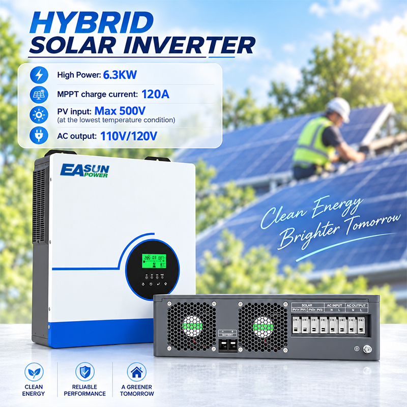 EASUN POWER Hybrid Solar Inver - Grid Tie Inverter Limiter 2000W ulasan dan harga