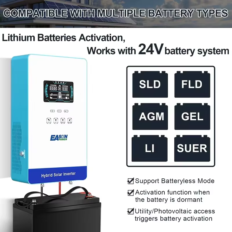 EASUN POWER hybrid Soalr Inver - Grid Tie Inverter Limiter 2000W ulasan dan harga