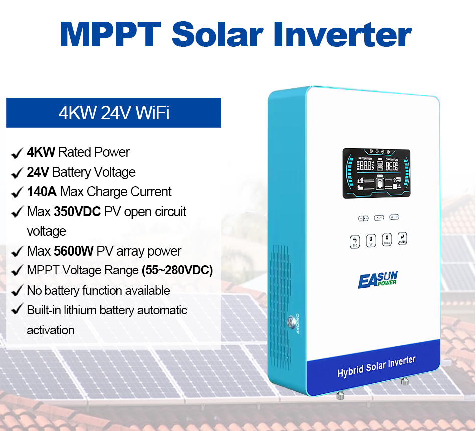 EASUN POWER 4000W Solar Invert - Grid Tie Inverter Limiter 2000W ulasan dan harga