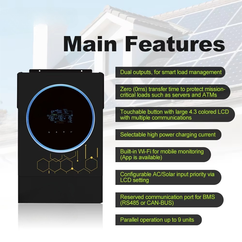 30+ Years Professional Supplie - Off Grid Solar Inverter 48V 6000W ulasan dan harga