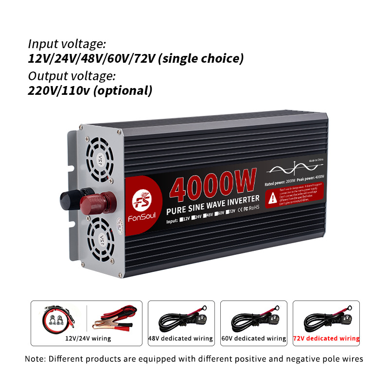 6000W 5000W 4000W 3000W Pure S - Pure Sine Wave Inverter 5000W 48V 220V ulasan dan harga